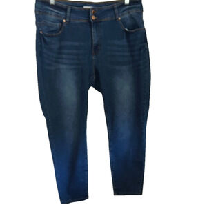 Blue Savvy Jeans, Size 22, Ankle Jeans with Faded Look, New Condition